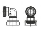 IVAR.FAI203 - adaptér koleno 3/4" EK 3/4"