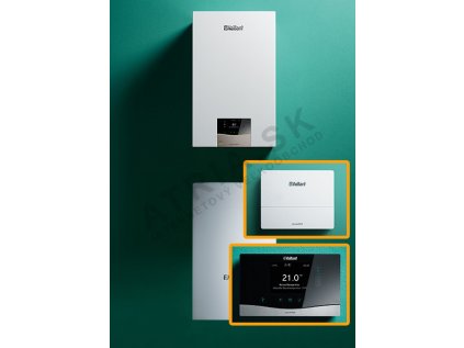 Vaillant VU 20CS/1-7 ecoTEC exclusive IoniDetect + VIH Q 75 B pod kotlem + sensoCOMFORT 720 + sensoNET VR 921