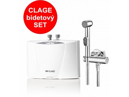 Clage MCX3 Bidet malý prietokový ohrievač vody a bidetová sprška