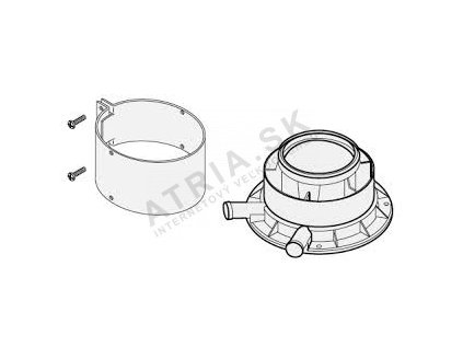 Protherm adaptér na dymovody Ø 80/125 mm A25K