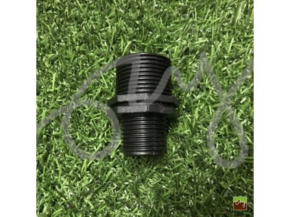 Plastica Alfa Plastová redukcia 3/4" VOZ - 1/2" VOZ čierna