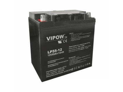 Batéria olovená 12V  55Ah VIPOW