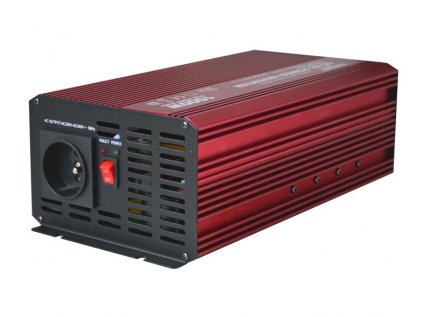 Menič napätia CARSPA P1000 12V/230V 1000W čistá sínusoida USB