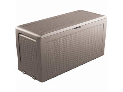 Box záhradný KETER Samoa Rattan Box 270l Cappuccino