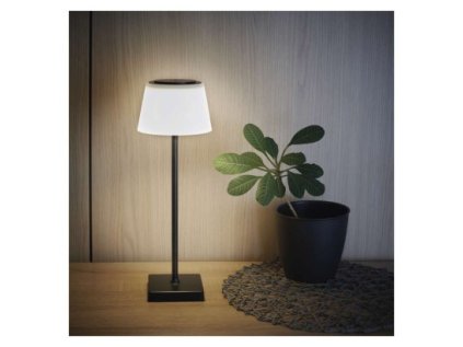 LED stolná lampa KATIE, čierna