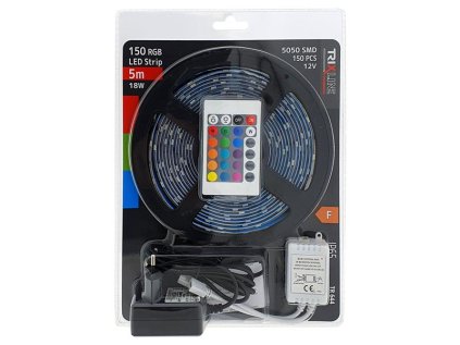 LED pásik 12V 5050 30LED/m IP65 18W TRIXLINE TR 644 RGB 5m