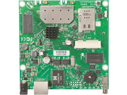 MikroTik RouterBOARD RB912UAG-5HPnD, 802.11a/n, RouterOS L4, 1x miniPCIe, 2x MMCX, 1x LAN, 1x USB, 1x SIM