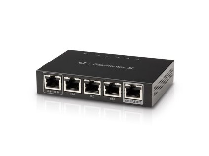 Ubiquiti EdgeRouter X, 1x Gigabit WAN, 4x GLAN, 1x pasivní PoE out