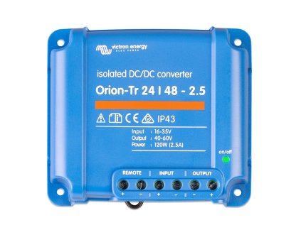 DC/DC konvertor z 24V na 48V Orion-Tr 24/48- 2,5A (120W)