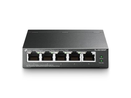 TP-Link TL-SG1005P - PoE Switch 5xTP 10/100/1000Mbps(4x PoE), kovový