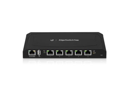 Ubiquiti EdgeSwitch 5XP POE, 5x Gigabit POE portů, 24V (náhrada za TS-5-POE)