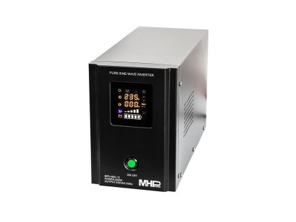 Záložní zdroj MHPower MPU-800-12, UPS, 800W, čistý sinus, 12V