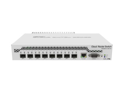 MikroTik Cloud Router Switch CRS309-1G-8S+IN, Dual Boot, 8x SFP+, 1x Gbit LAN, pasivní chlazení, SwOS, ROS L5