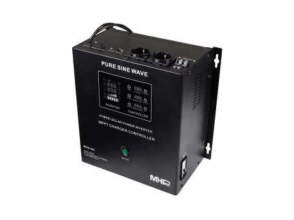 Záložní zdroj MHPower MSKD-500-12, UPS, 500W, čistý sinus, 12V, solární regulátor MPPT