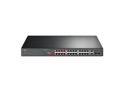 TP-Link TL-SL1226P PoE Switch, 24-Port 10/100Mbps + 2-Port Gigabit