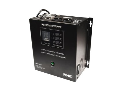 Záložní zdroj MHPower MSKD-1800-24, UPS, 1800W, čistý sinus, 24V, solární regulátor MPPT