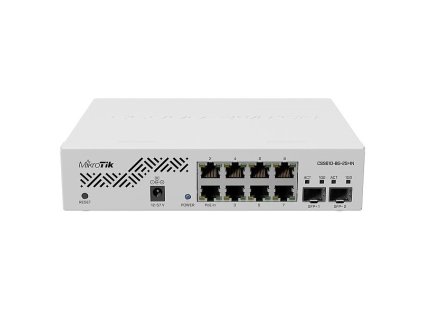 MikroTik Cloud Smart Switch CSS610-8G-2S+IN, 10-portový switch (8x GB Eth, 2x SFP+)