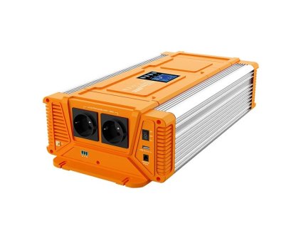 Měnič napětí Carspa PX3000-12, 12V/230V+USB 3000W čistá sinusovka