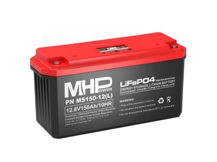 MHPower MS150-12(L) Lithium baterie LiFePO4 12V/150Ah, Terminál LC4 - M8