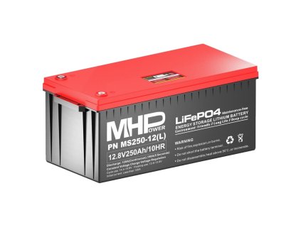 MHPower MS250-12(L) Lithium baterie LiFePO4 12V/250Ah, Terminál LC5 - M8