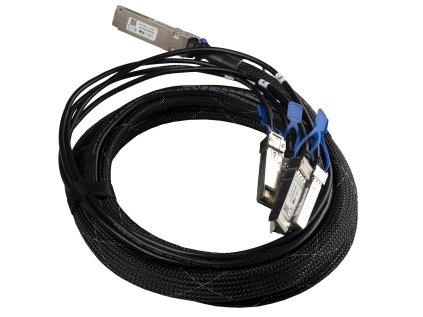 MikroTik XQ+BC0003-XS+ - 100G DAC kabel, QSFP28 na 4x SFP28, 3m