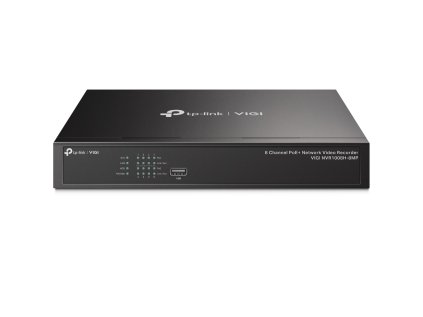 TP-Link VIGI NVR1008H-8MP - NVR, 8 kanálů, 8x PoE