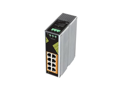 Conexpro GNT-IG1008GP-AC, Průmyslový PoE switch na DIN lištu, 8x LAN, 8x PoE