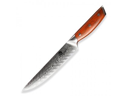 Nôž Dellinger plátkovací Carving 8,5" (210mm) Rose-Wood Damascus