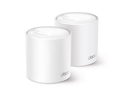 WiFi router TP-Link Deco X50(2-pack) AX3000, WiFi 6, 3x GLAN, / 574Mbps 2,4GHz/ 2402Mbps 5GHz