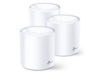 WiFi router TP-Link Deco X20(3-pack) AX1800, WiFi 6, 2x GLAN, / 574Mbps 2,4GHz/ 1201Mbps 5GHz