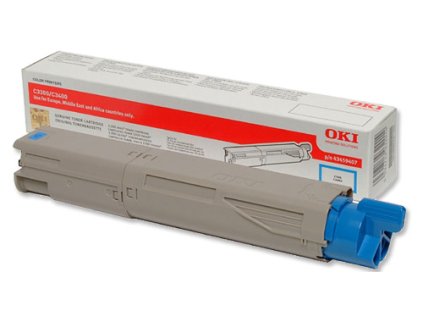 Toner OKI 43459331 do C3300n/C3400n/C3450n/C3600n  (2 500 stránek), azurový