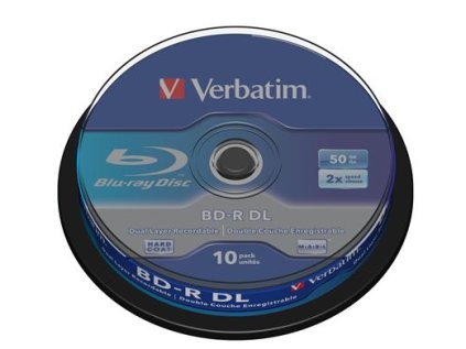 Médium Verbatim BD-R DL 50GB 6x 10-cake