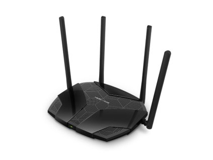 WiFi router TP-Link MERCUSYS MR70X AX1800 dual AP/router, 3x GLAN, 1x GWAN/ 574Mbps 2,4/ 1201Mbps 5GHz