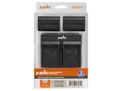 Set Jupio 2x LP-E6NH 2130 mAh + Dual Charger pre Canon