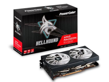 Grafická karta PowerColor AMD Radeon™ RX 6600 Hellhound 8GB GDDR6, HDMI, 3xDP