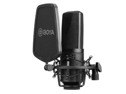 Mikrofón BOYA BY-M1000 2směrový studiový, XLR