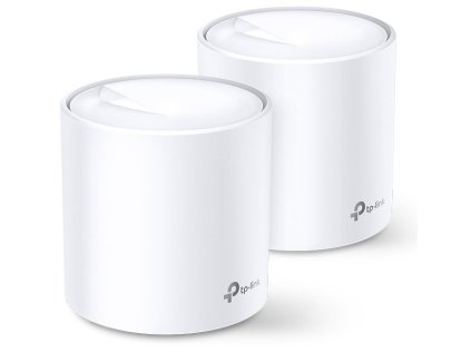 WiFi router TP-Link Deco X20 (2-pack) AX1800, WiFi 6, 2x GLAN, / 574Mbps 2,4GHz/ 1201Mbps 5GHz