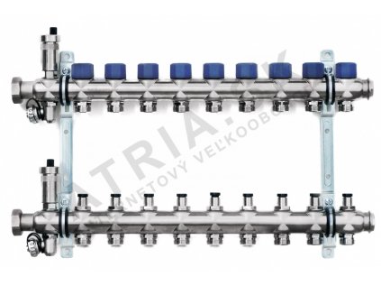 Termoregulačný rozdeľovač 9 cestný pre radiátory