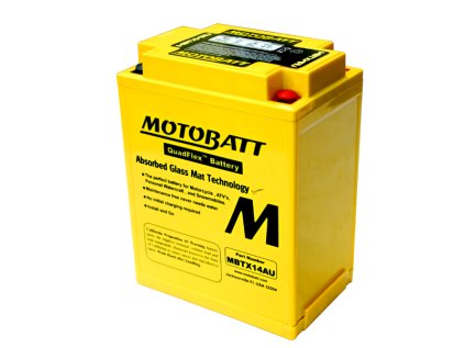 Batéria Motobatt MBTX14AU 16,5Ah, 12V, 4 vývody