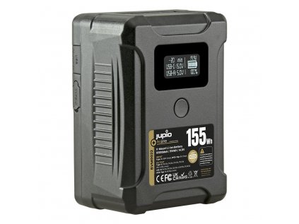 Batéria Jupio V-Mount *ProLine* Extreme 155 - 10500mAh (155Wh) - LCD Display, USB-C PD 65W in/output, D-Tap in/output an