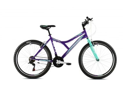 Horský bicykel Capriolo DIAVOLO DX 600 26"/19" fialovo/tyrkysové