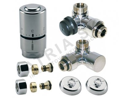 SADA klasik kúpeľnová OPTIMA - trojosová - 1/2"xM24; ALPEX 16x2mm; inox  IVAR.DV 016028/1