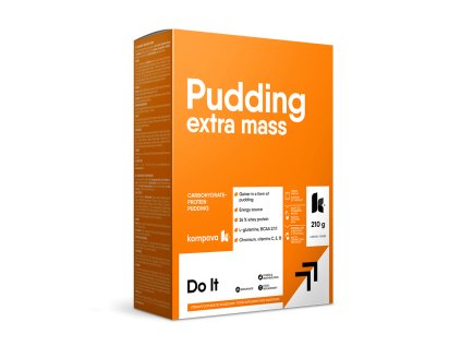 Extra Mass Puding kartón 6 dávok, vanilka