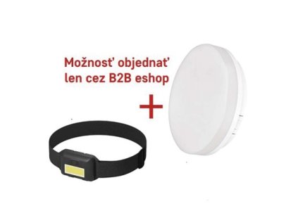 LED prisadené svietidlo TORI, kruhové biele 15W + P3537 SET