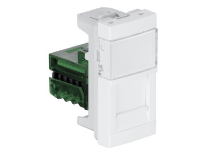 45975 SBR: Modul QUADRO 45 1xRJ45 Cat. 5e UTP, biela