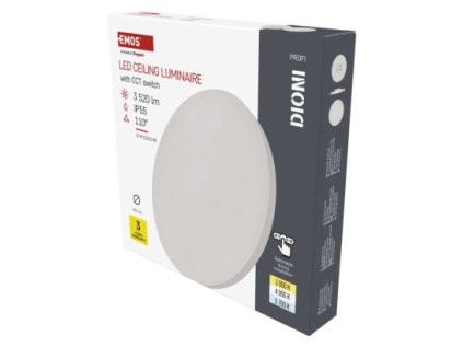 LED prisadené svietidlo DIONI, kruhové, biele, 32W, CCT