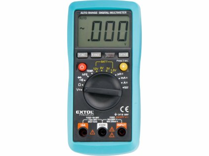 Multimeter digitálny s automatickou voľbou rozsahov, EXTOL PREMIUM