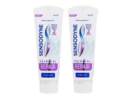 Sensodyne-Active White (Zubná pasta), 2x75 ml