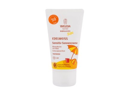 Weleda-Edelweiss Sunscreen Sensitive (Opaľovací prípravok na telo), 50 ml