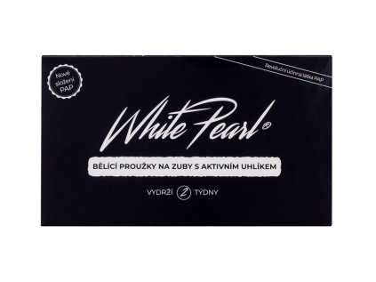 White Pearl-Charcoal Whitening Strips (Bielenie zubov), 28 ks